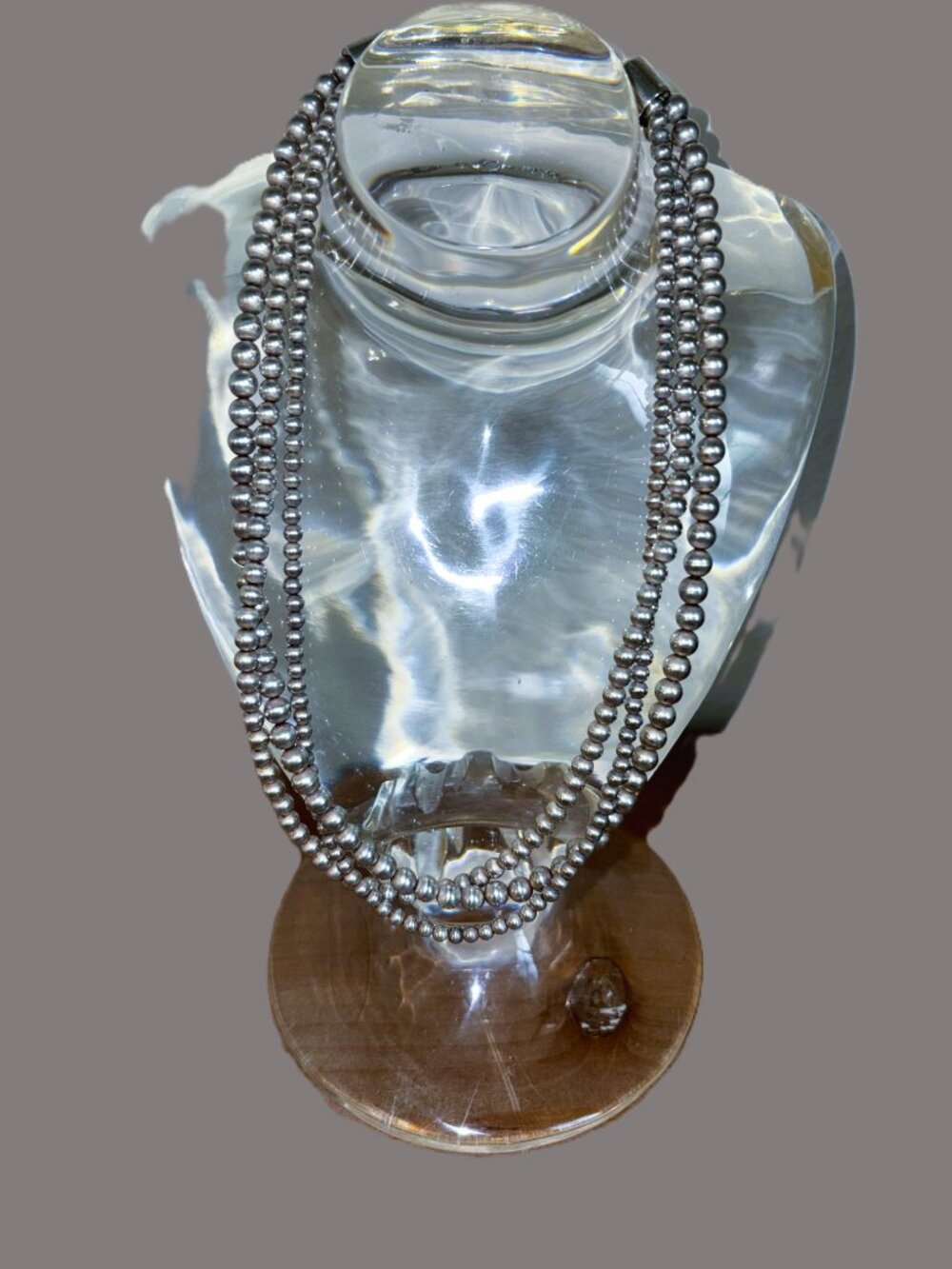 Navajo Pearl Necklace Multi-Strand - Picture 4 of 4